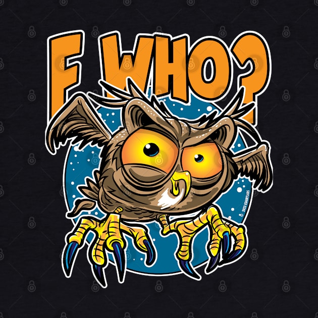 F Who ? Owl by eShirtLabs